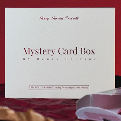 Mystery Card Box (Red) by Henry Harrius